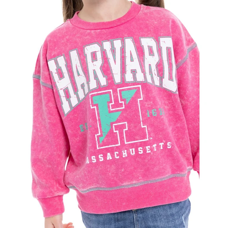 Harvard Toddler Girl Graphic Crewneck Pullover Sweatshirt, Sizes 12M-5T | Walmart (US)