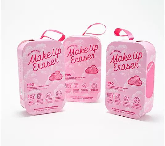 The Original MakeUp Eraser PRO Cloth 3pc Set - QVC.com | QVC