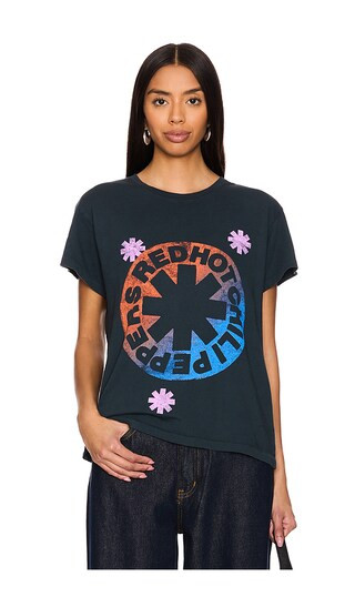 Red Hot Chili Peppers Asterisk Tour Tee in Vintage Black | Revolve Clothing (Global)