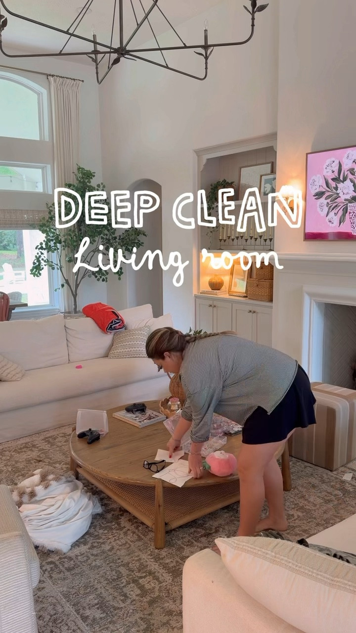 Clean up my living room with me! 

THEBLOOMINGNEST living room home decor furniture 

#LTKHome #LTKSeasonal