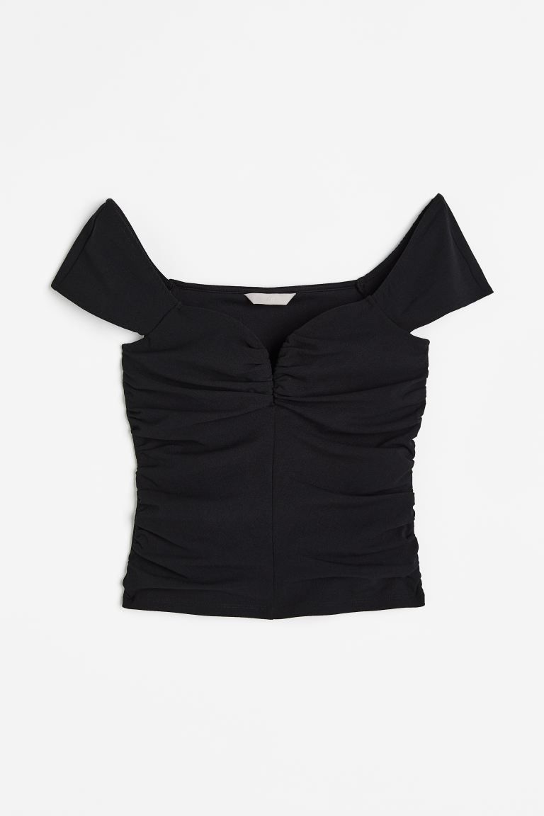 Gathered top | H&M (DE, AT, CH, DK, NL, NO, FI)