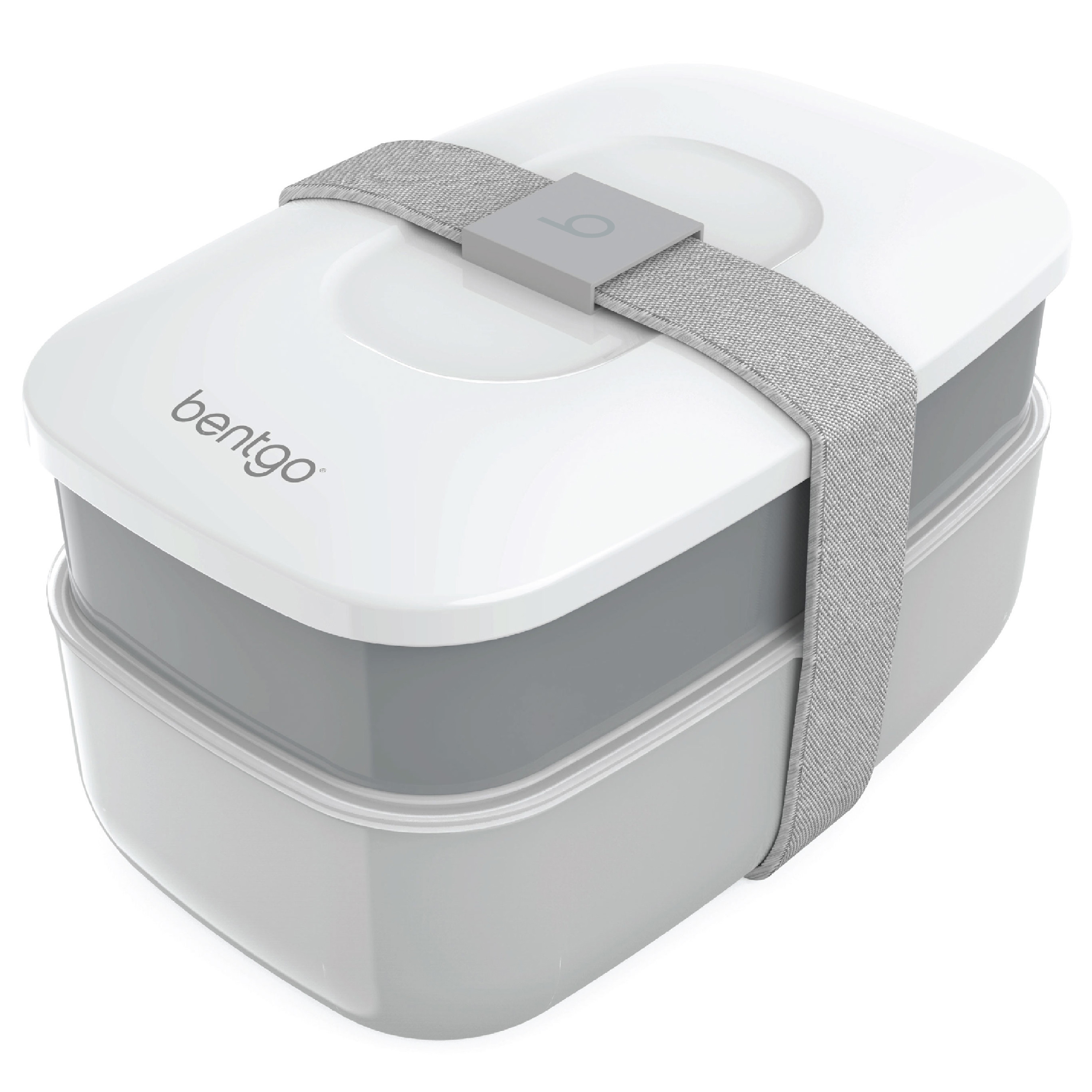 Bentgo Classic (Gray) - All-in-One Stackable Lunch Box Solution - Sleek and Modern Bento Box Desi... | Walmart (US)