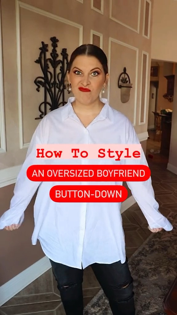 How To: Style an Oversized Boyfriend Button Down Blouse (ft. Summersalt) 

#LTKstyletip #LTKworkwear #LTKunder100