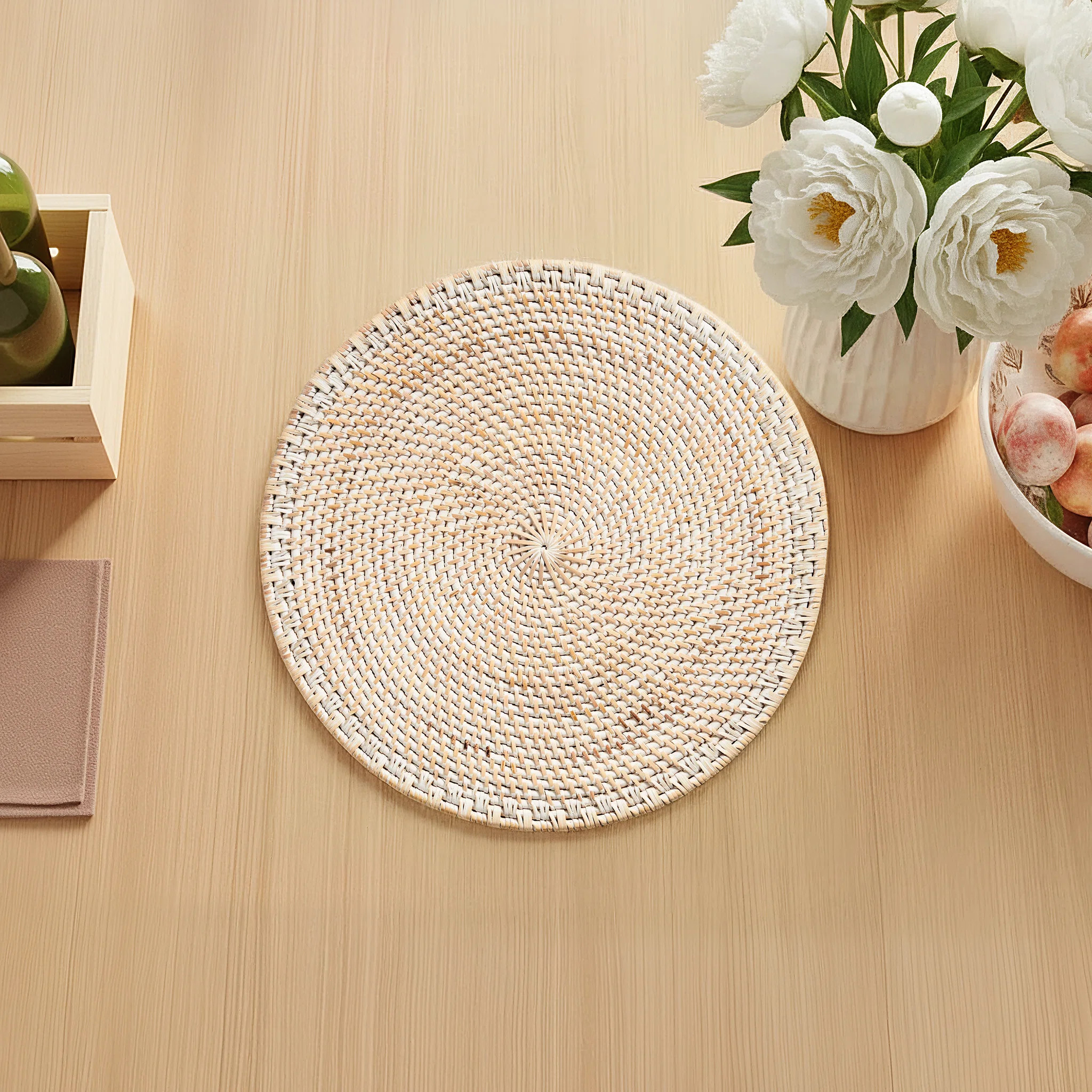 Zadia Jute/Rattan Charger Plate (Set of 4) | Wayfair North America