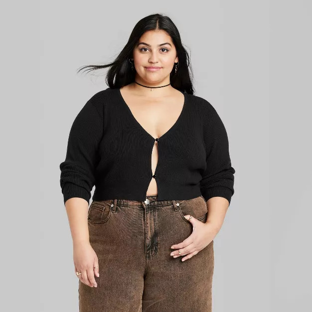 Women's Cropped Cardigan - Wild Fable™ | Target