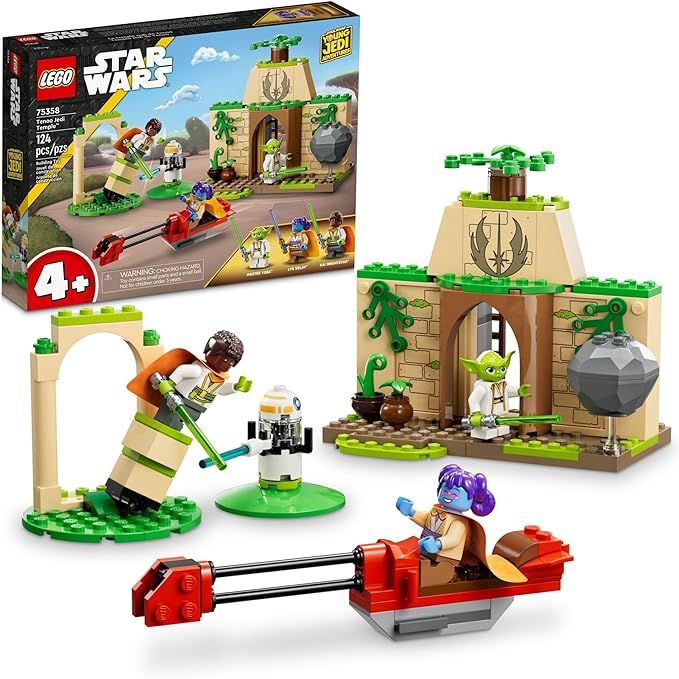 LEGO Star Wars Tenoo Jedi Temple 75358 Building Toy with Kai Brightstar and Yoda Figures, Star Wa... | Amazon (US)