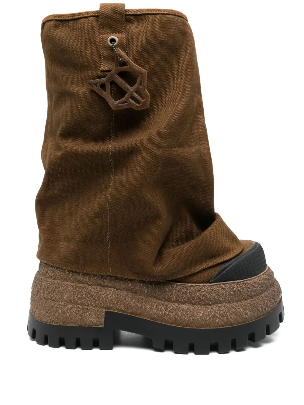 NAKED WOLFE 90mm Disturb Boots | Brown | FARFETCH | Farfetch Global