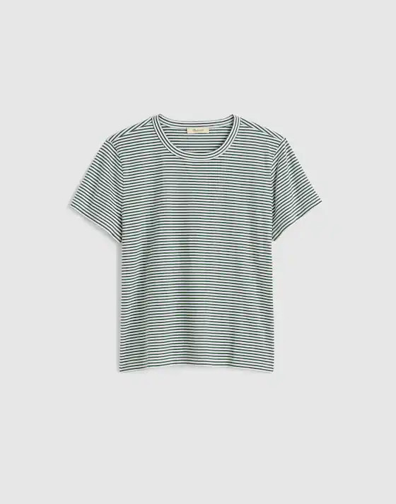 The Perfect Crewneck Tee in Allday Jersey | Madewell | Madewell