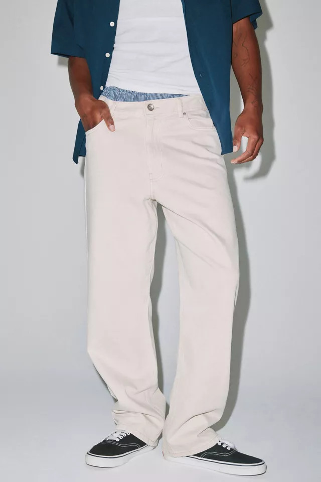 BDG Relaxed Straight Fit Jean in Black, Men's at Urban Outfitters | Urban Outfitters (US and RoW)
