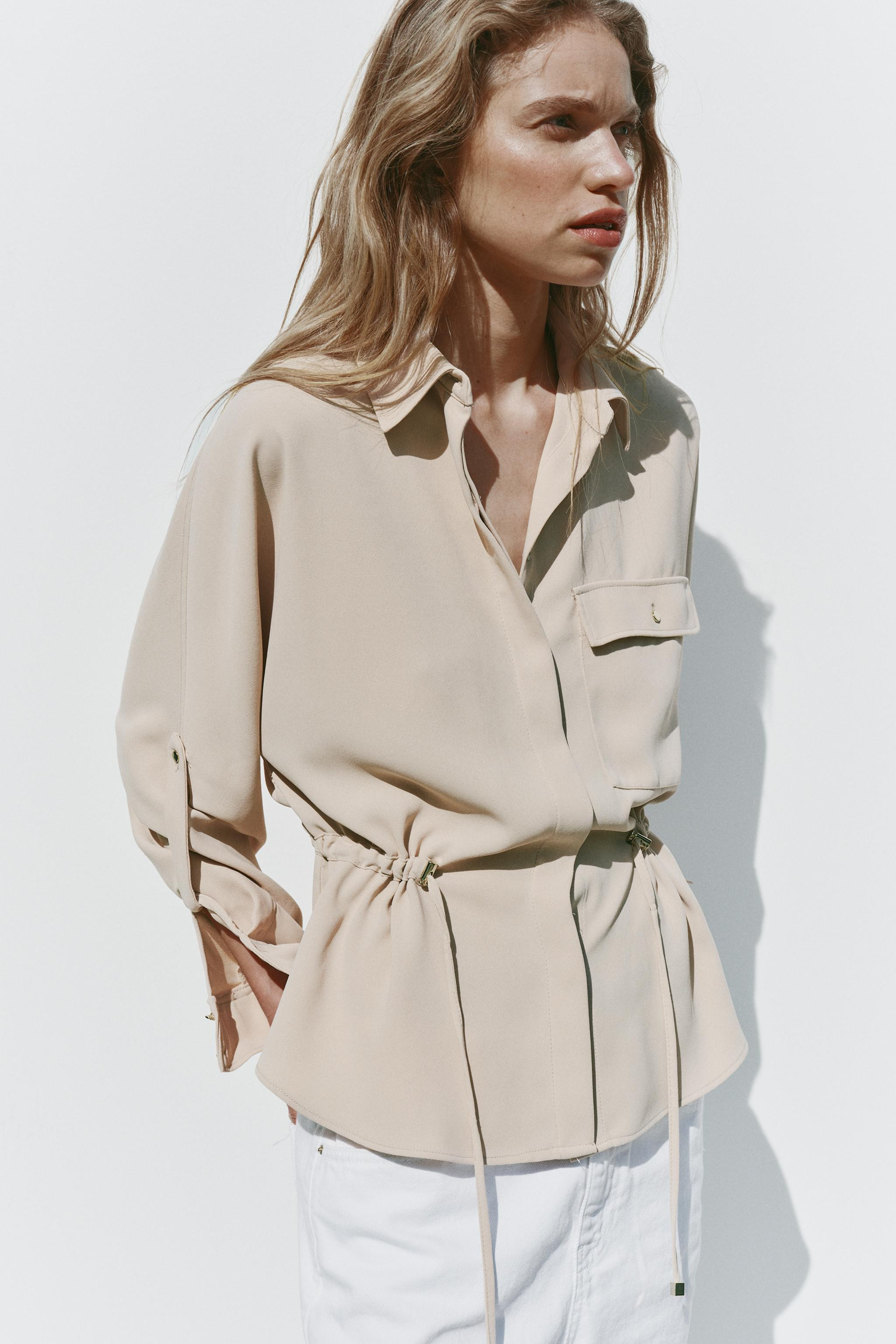 SAFARI CREPE SHIRTSand+4 | Zara US