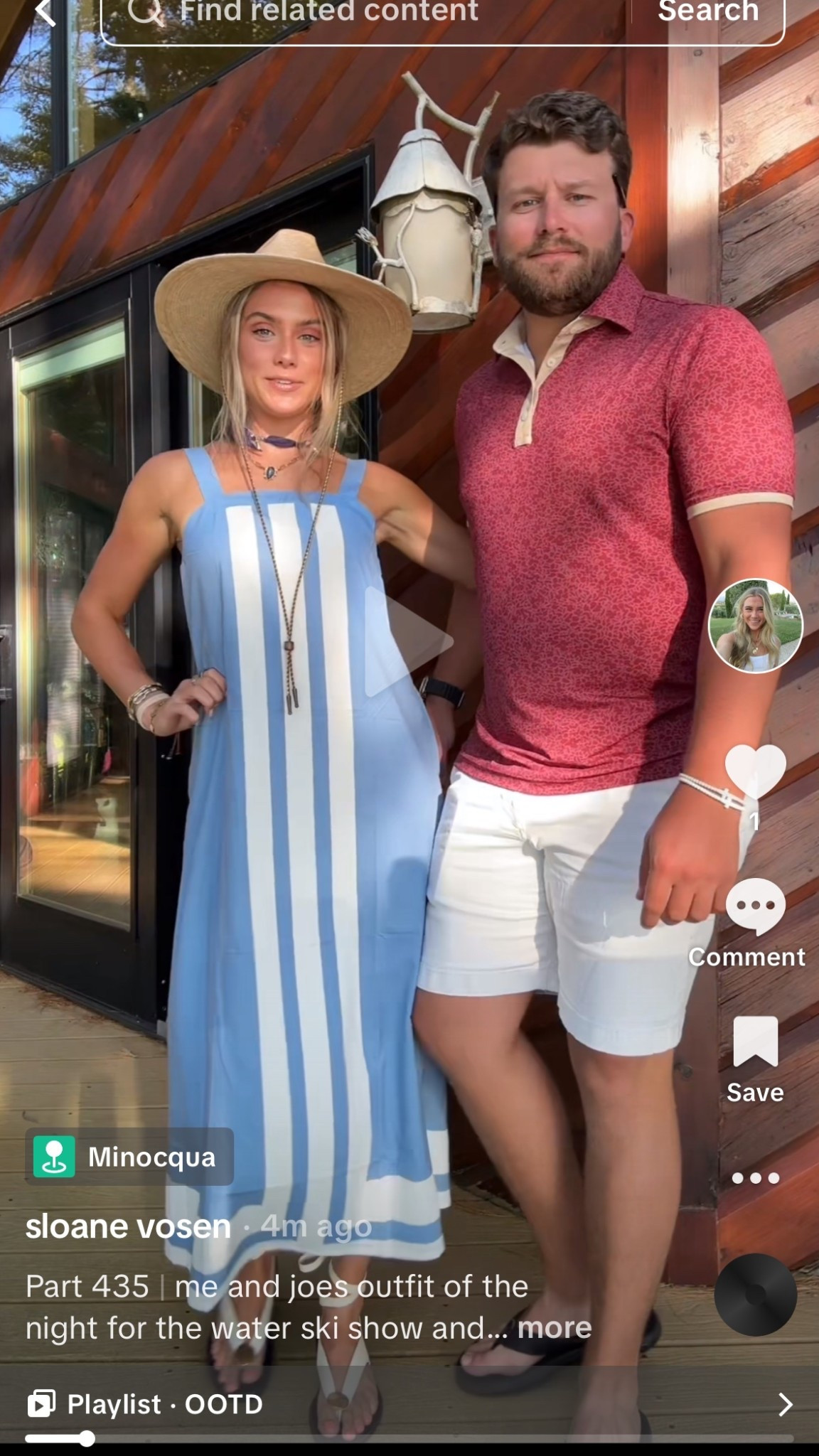 HIS AND HER OUTFIT. Joeys outfit: campus course polo my code is SLOANE20, his shorts are Tommy Bahama Boracay® Chino 9-Inch Shorts, the sandals are olukai, the sunglasses are Maui jim. 

Sloane’s outfit: Amazon dress, Amazon shoes, hat is custom from magnolia and marsh, James Michelle necklace code SLOANE, bandana necklace is custom. Purse is Tory Burch  

#LTKMens #LTKFindsUnder100 #LTKStyleTip