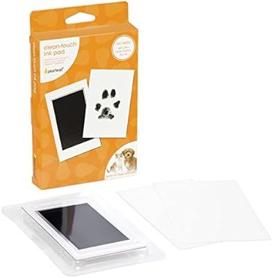 Pearhead Pet Paw Print Clean Touch Ink Pad and Imprint Cards, Perfect for Cats or Dogs, Black | Amazon (CA)