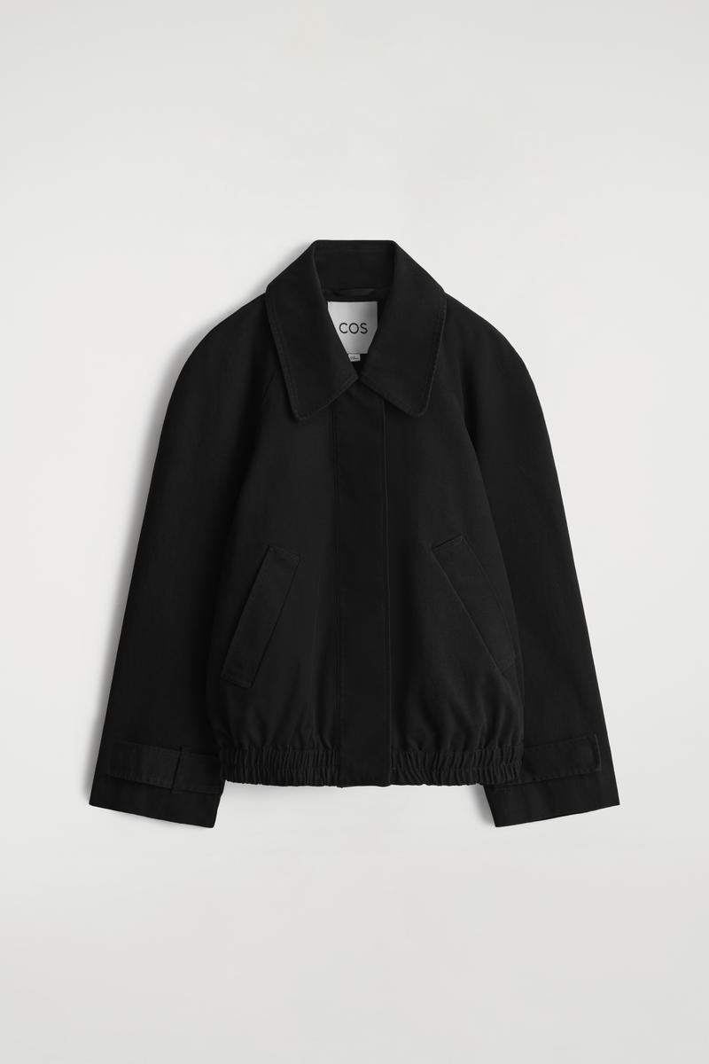 Rounded Cotton Blouson Jacket | COS (US)