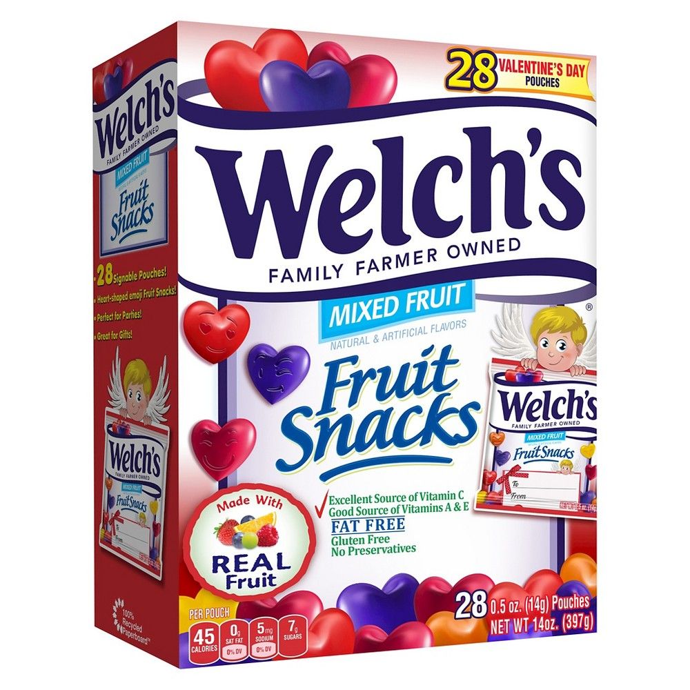 Welch's Valentine's Day Exchange Fruit Snacks - .5oz/28ct | Target