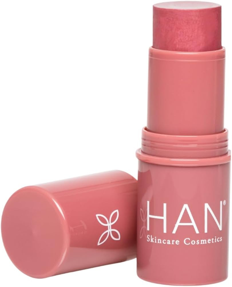 HAN Skincare Cosmetics Vegan, Cruelty-Free 3-in-1 Multistick for Cheeks, Lips, Eyes, Rose Berry |... | Amazon (US)