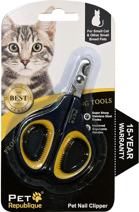 Cat Nail Clippers by Pet Republique – Professional Stainless-Steel Nail Clipper for Cats, Kitte... | Amazon (US)