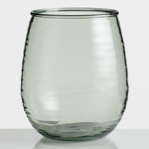 Textured Acrylic Stemless Wine Glasses Set of 4 | World Market