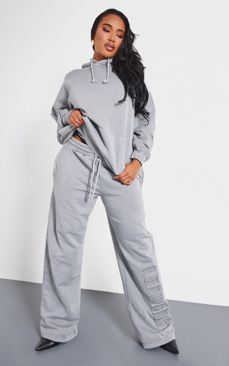PRETTYLITTLETHING Shape Grey Joggers | PrettyLittleThing UK