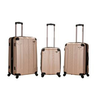 London 3-Piece Hardside Spinner Luggage Set, Champagne | The Home Depot