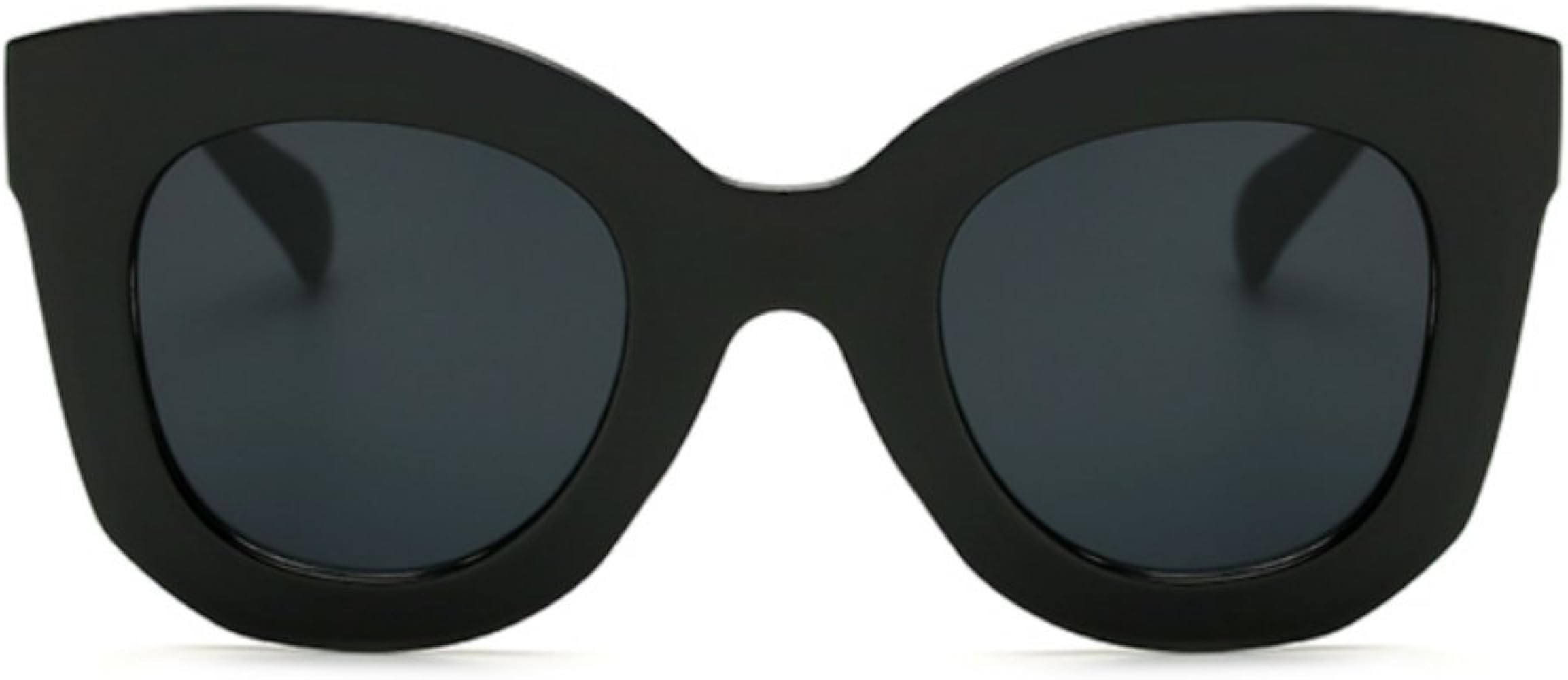 Vintage Retro Cateye Sunglasses for Women Designer Butterfly Frames Semi Cat Eye Shades | Amazon (CA)