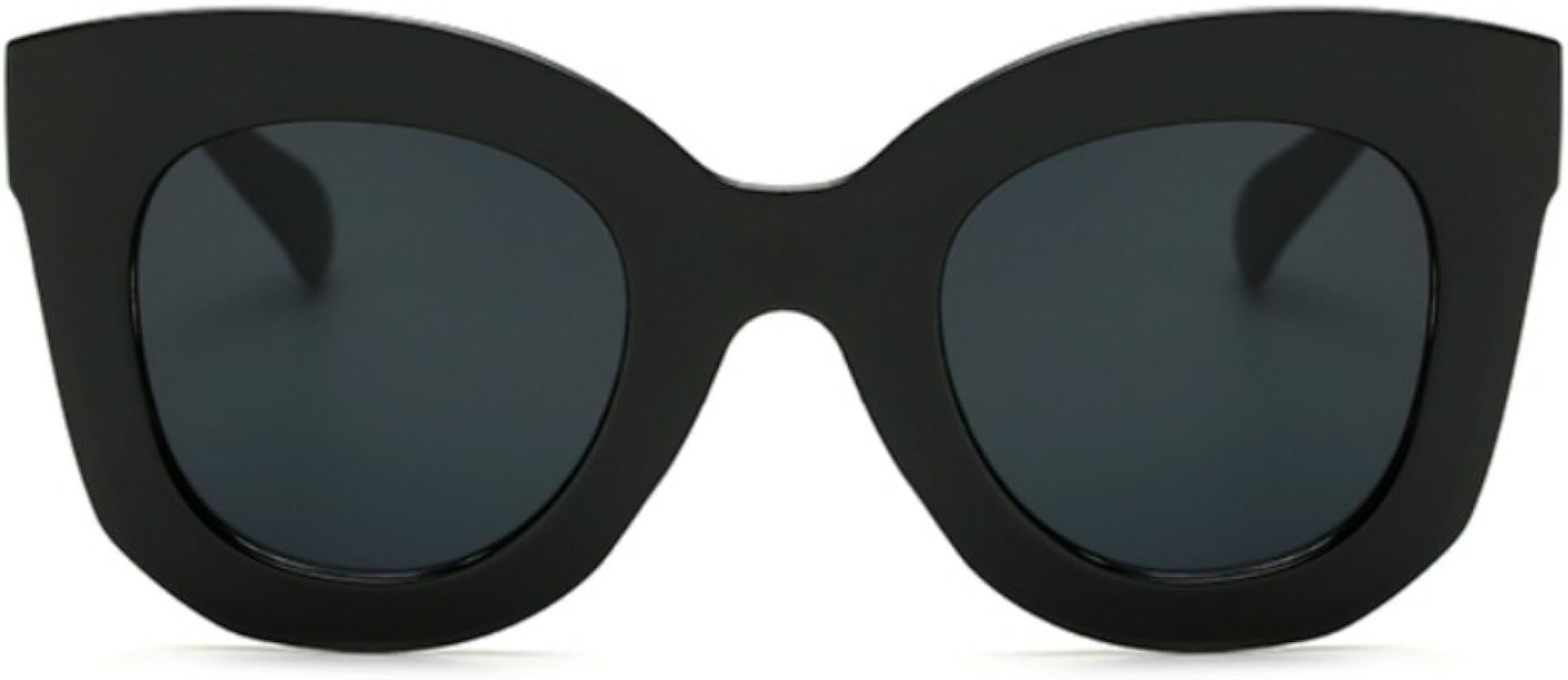 Vintage Retro Cateye Sunglasses for Women Designer Butterfly Frames Semi Cat Eye Shades | Amazon (CA)