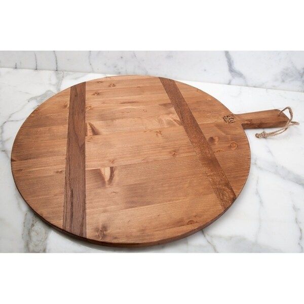 Pine Large Round Charcuterie Board, 23"W Natural | Bed Bath & Beyond