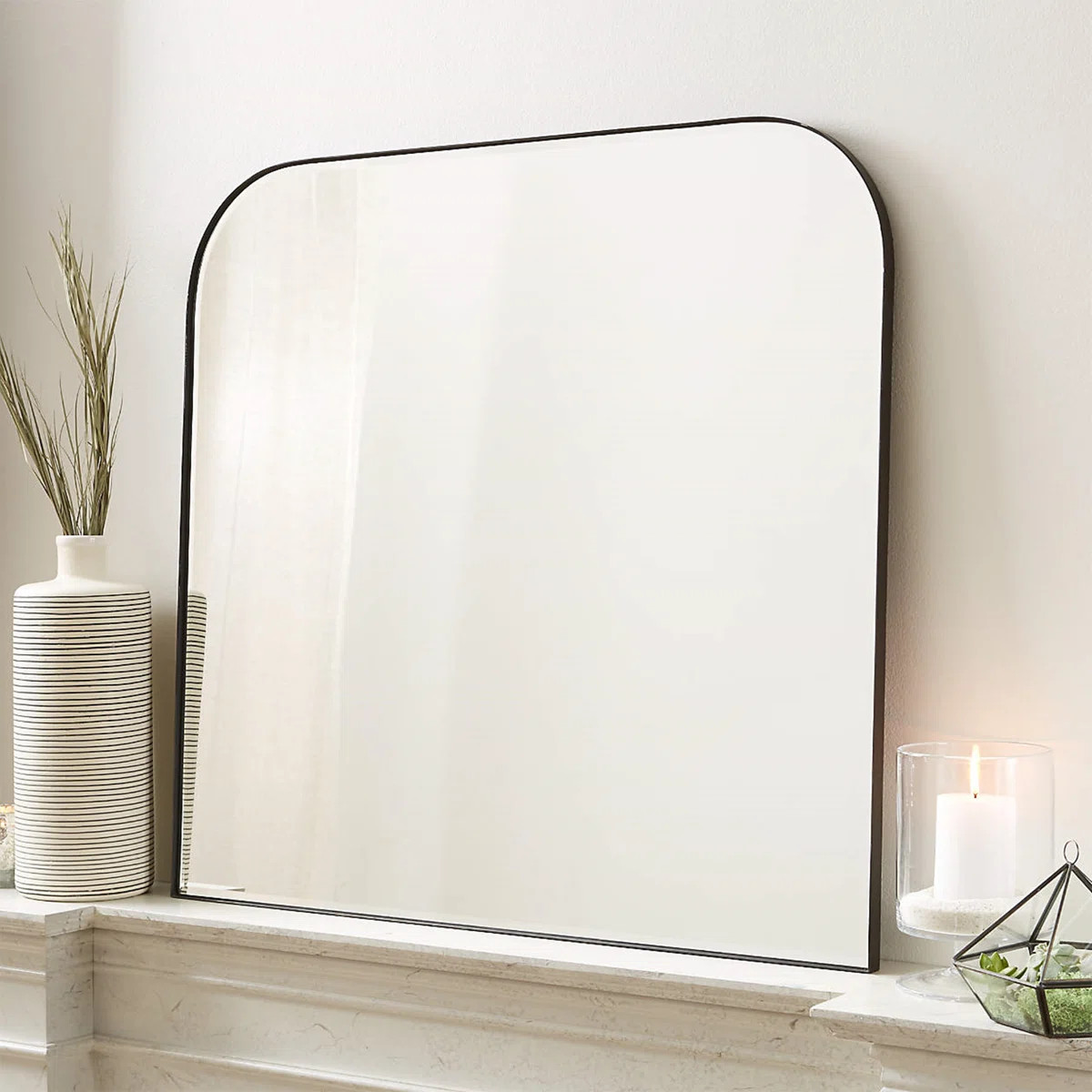 Bhargava Large Arched Mantel Wall Mirror For Bathroom, Living RoomByWade Logan®4.8Rated 4.8 out ... | Wayfair North America