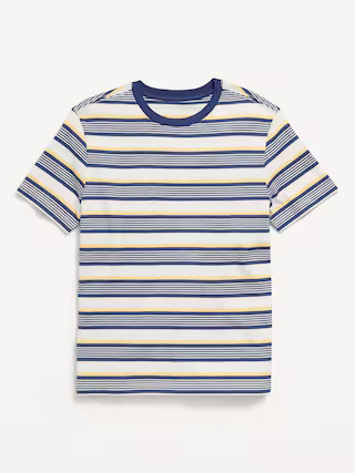 Softest Short-Sleeve Striped T-Shirt for Boys | Old Navy | Old Navy (US)
