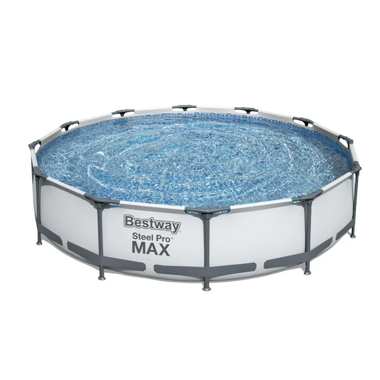 Bestway Steel Pro MAX 12' x 30" Frame Pool Set - Walmart.com | Walmart (US)