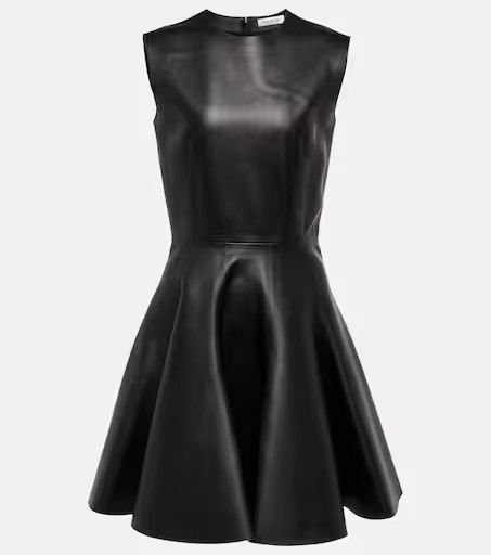 Leather minidress | Mytheresa (US/CA)