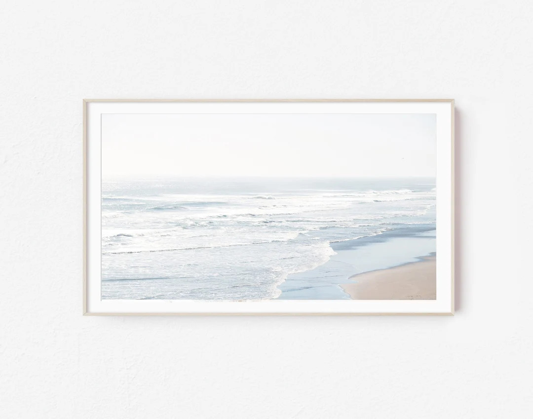 Ocean Waves Samsung Frame Tv Art,beach Coastal Frame Tv Art,sea Frame Tv Art,beach Digital Art fo... | Etsy (Global)