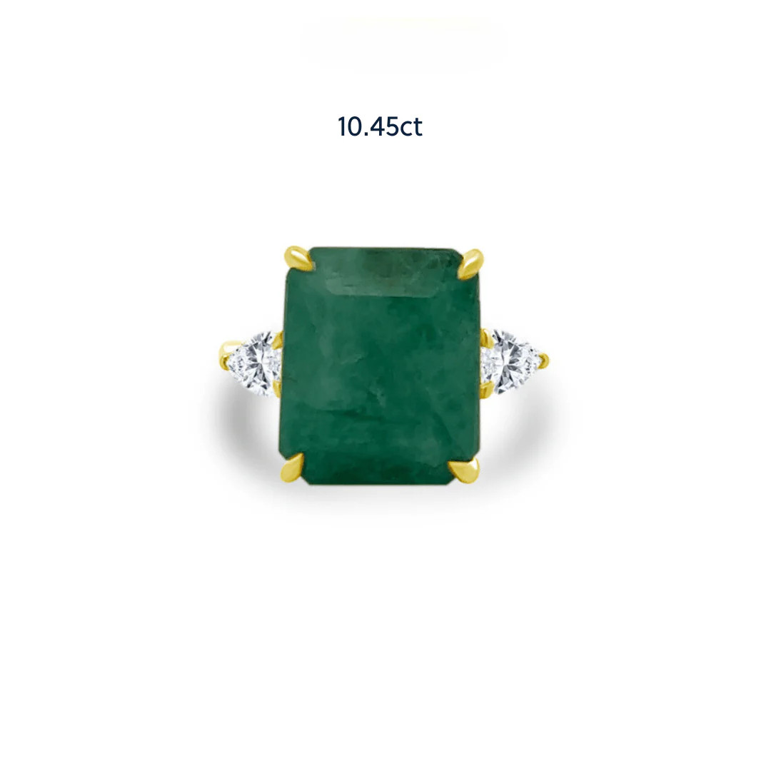 LLJ Signature Emerald Ring | LINDSEY LEIGH JEWELRY