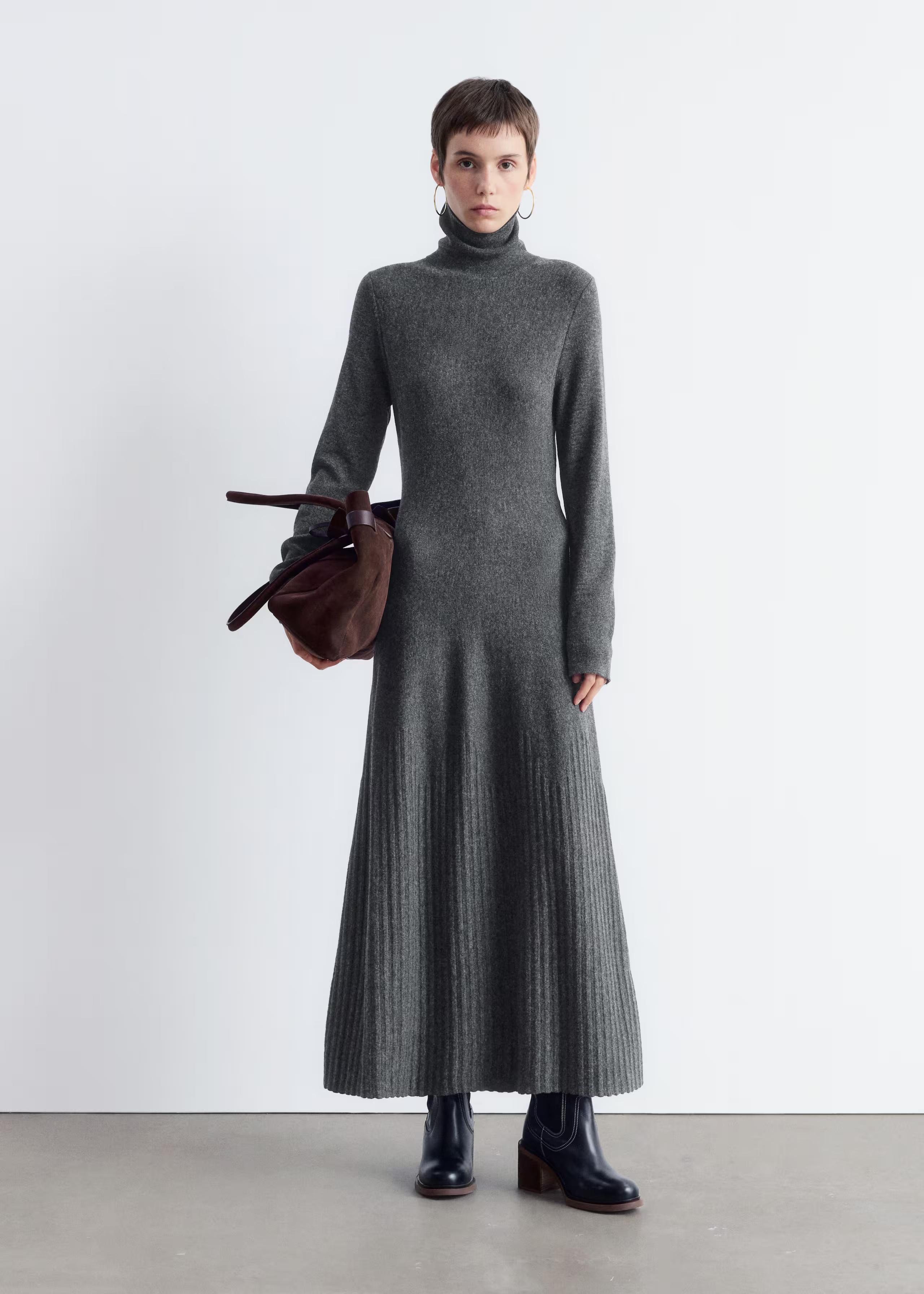 Merino-Wool Turtleneck Maxi Dress | & Other Stories - US