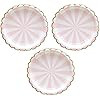 Disposable Party Paper Plates Stripe Dessert Plates 7-Inch for a Tea Party, Picnic or Birthday, P... | Amazon (US)