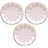 Disposable Party Paper Plates Stripe Dessert Plates 7-Inch for a Tea Party, Picnic or Birthday, P... | Amazon (US)