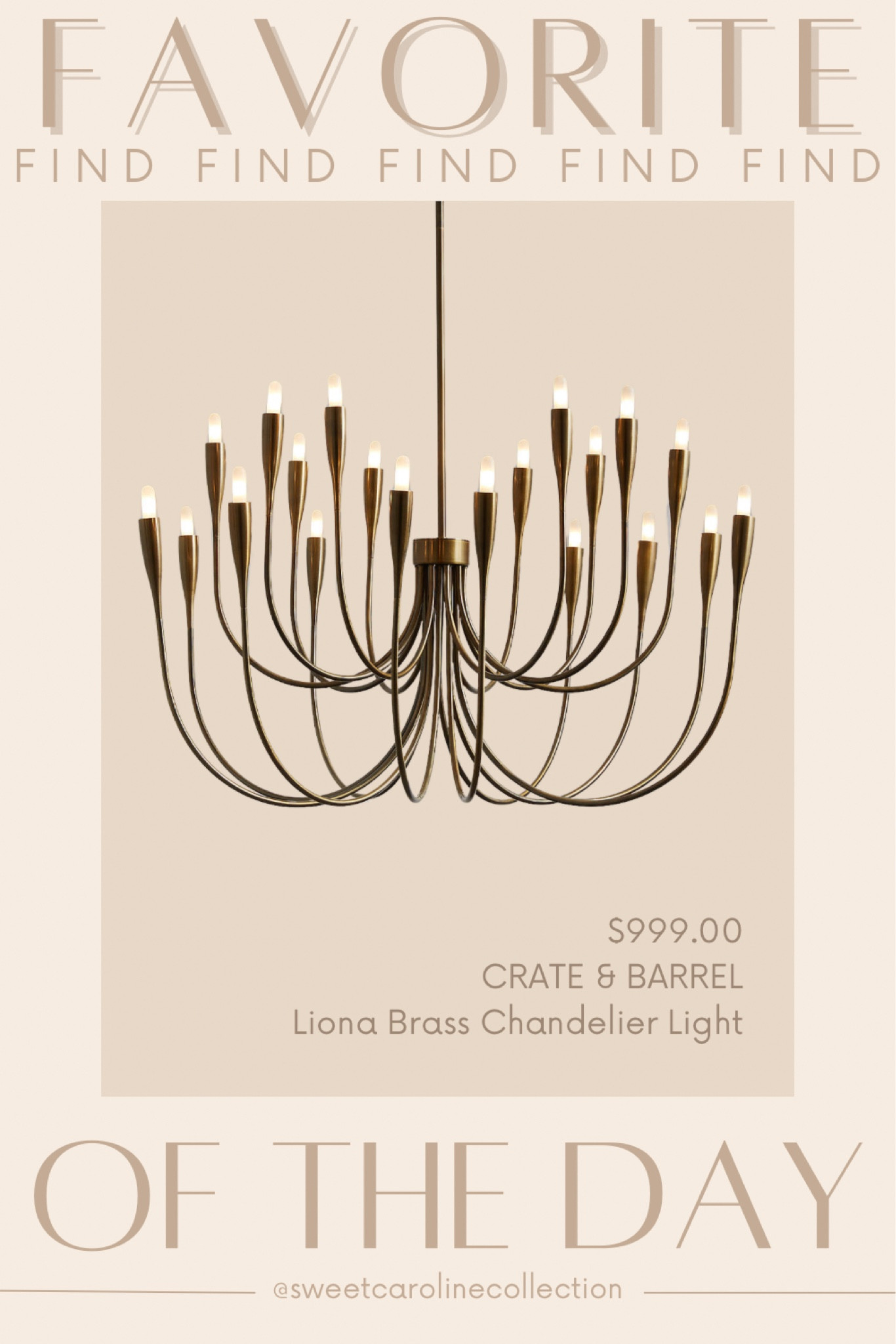 Favorite find of the day 💡

I love this brass chandelier for our office!! This is a perfect style and size for our home and ties in the modern contemporary style we are going for!

Joss and main, lamps plus, contemporary home, Ceiling light, fan, Adidas, shoes, sneakers, Nike, Lamp, Serena & Lily, wayfair, Target, pottery barn, faux tree, Walmart, beach house, olive tree, Home Depot, Mango, animal print, home decor, interior design, Anthropologie, agua bendita, one piece swimsuit, Lisa Says Gah, one piece swimsuit, swim, Petal+pup, set, summer, Peppermayo, strapless dress, vacation dress, linen dress, shell dress, Petal + pup, Neiman Marcus, agua bendita, free people, Boden, saks fifth Avenue, gottex swimwear, Victoria’s Secret, cleonie swim, & other stories, pac sun, matching set, sabo skirt, pink set, beach outfit, summer outfit, linen set, Amazon, Peppermayo, showpo, Dress, revolve, Elliatt, floral dress, rosette dress, Amanda uprichard, romper, Heartloom, free people, ASTR, MISA, cleobella, majorelle, Zimmermann, loveshackfancy, likely, yumi Kim, rails, Bardot, floral dress, wedding guest dress, Rachel Parcell, white dress, bride, wedding, Shopbop, English factory, heels, mules, Steve Madden, Tony Bianco, target, Anthropologie, Rachel parcell, workwear, sweater, dress, mini dress, midi dress, work dress, Tory Burch, neiman Marcus, Shoes, heels, mules, slingbacks, Sam Edelman, Prada, lululemon, shoulder bag, tote, top handle bag, belt bag, jacquemus, DSW, Macys, tuckernuck, lulus, revolve, ASTR, petal and pup, show me your mumu, Nine West, j.crew, coach, Chinese laundry, dolce vita, journee, Bag, purse, coach, bow, shoulder bag, accessories, coachtopia, love, new arrival, best seller, must have, most wanted, designer, loeffler Randall, dsw, musinsa, Amazon, dupe, radley London, affordable, under 300, under 200, under 100, sale, gift idea, gift guide, spring style, summer fashion, shoes, classy, sweet Caroline collection

#LTKfindsunder100 #LTKtravel

#LTKStyleTip #LTKHome #LTKSeasonal