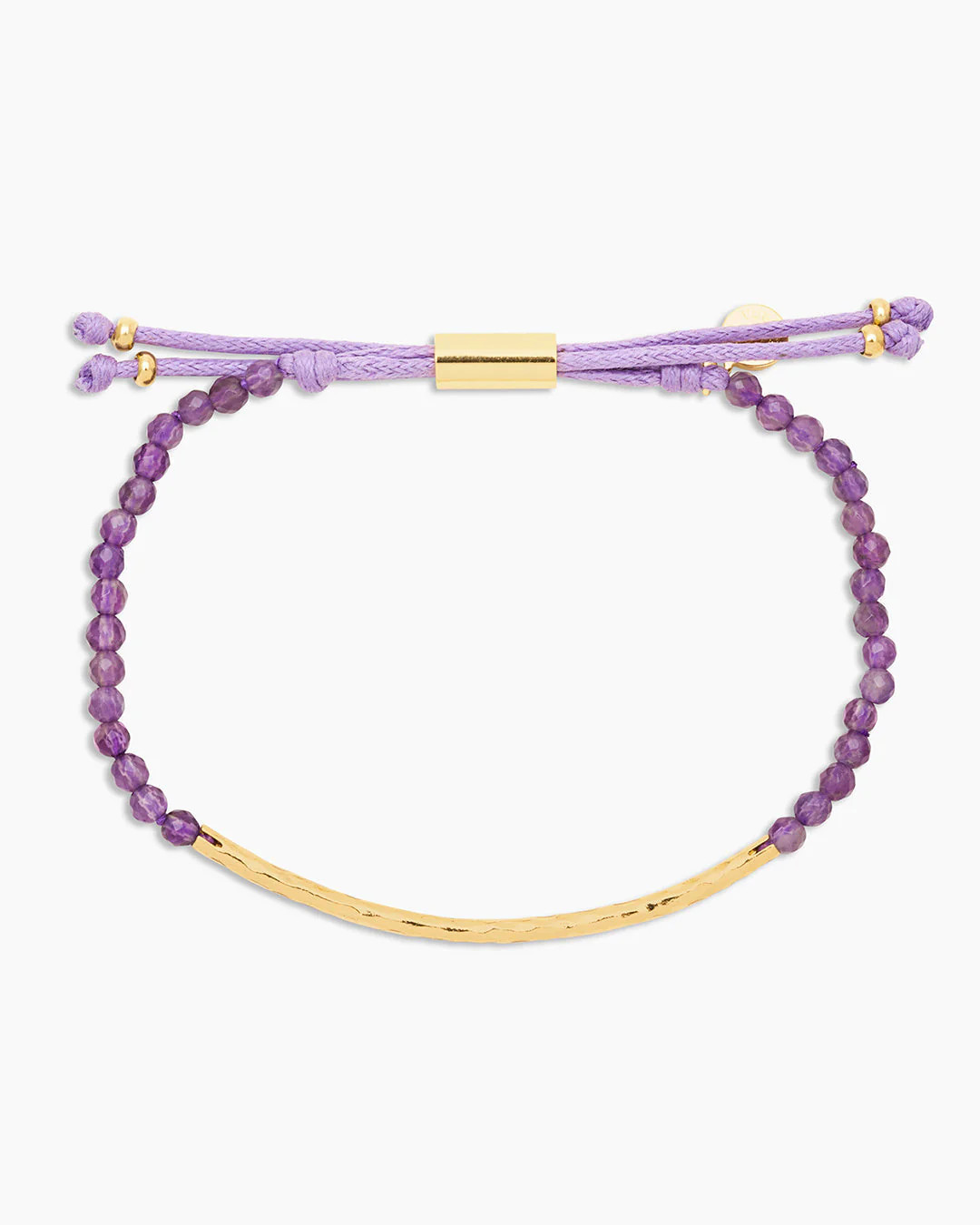 Power Gemstone Bracelet in Amethyst Purple k Gold, Women's by gorjana | Gorjana