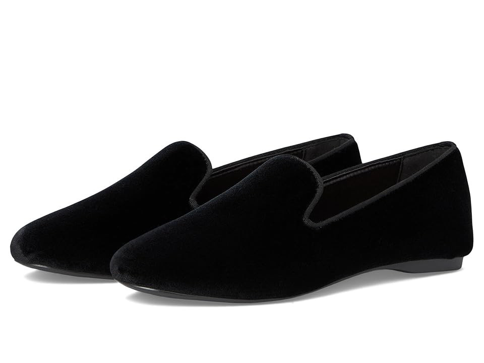 Birdies Starling Velvet Flat Women's Shoes Black Velvet : 11.5 M | Zappos