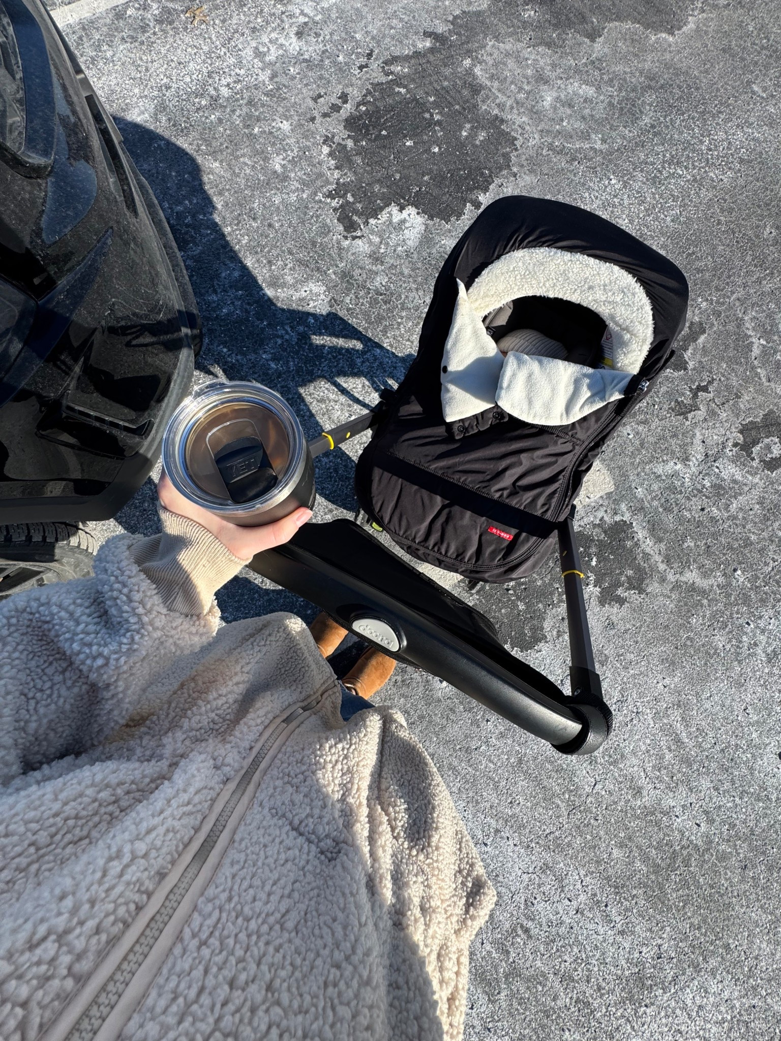 Winter car seat cover ❄️