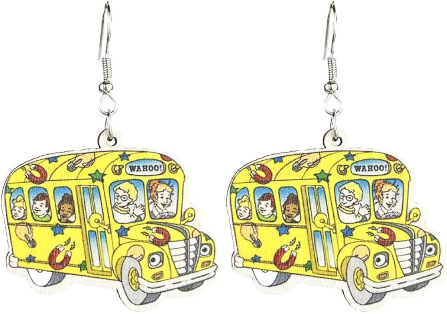 Teacher Earrings Alphanumeric Wooden frog Toad Funny Cute earrings Gift Back-to-school Graduation | Amazon (US)