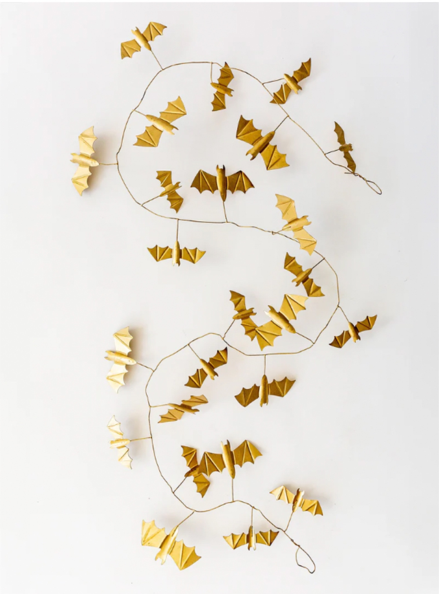 POV - Decorate for Halloween but make it aesthetic! These gorgeous brass garland bats are only $30!!!! 🏃‍♀️

#LTKHome #LTKFallSale #LTKSeasonal