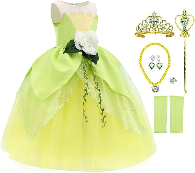 Princess Belle Dress up Halloween Fairy Costume for Toddler Girls, Special Occasion Dresses Birth... | Amazon (US)
