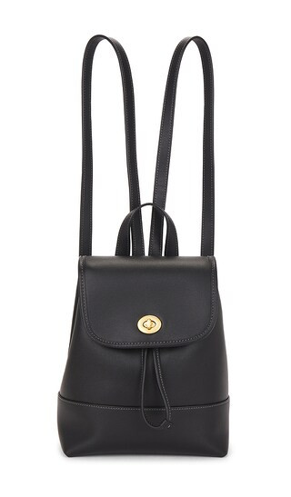 Coach Originals Turnlock Backpack in Black. | Revolve Clothing (Global)