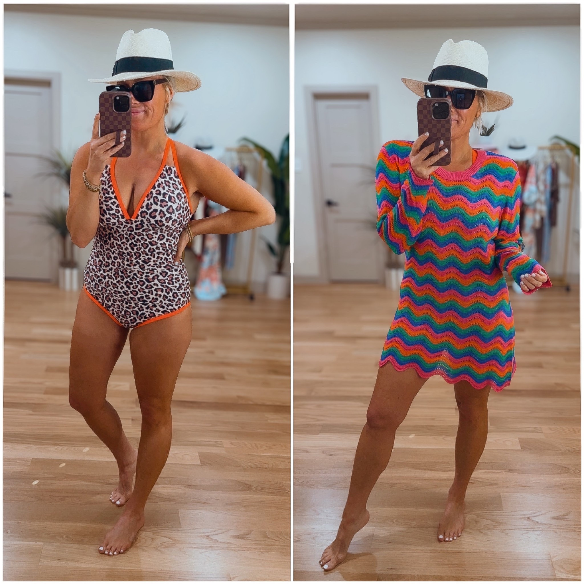 This one piece is so flattering! - medium 
Crochet coverup size small 