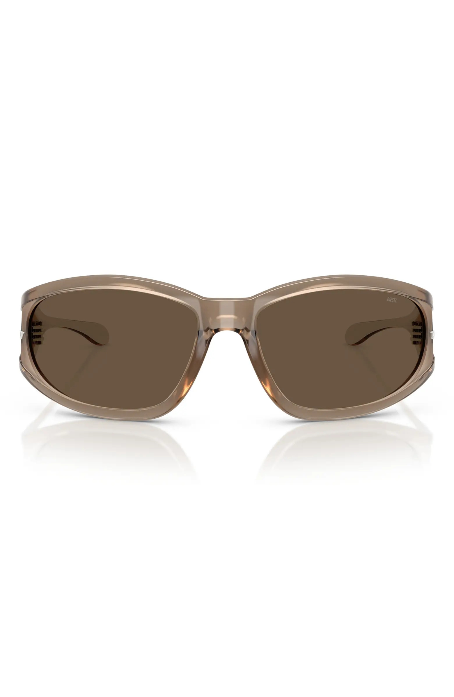 65mm Oversize Wrap Sunglasses | Nordstrom
