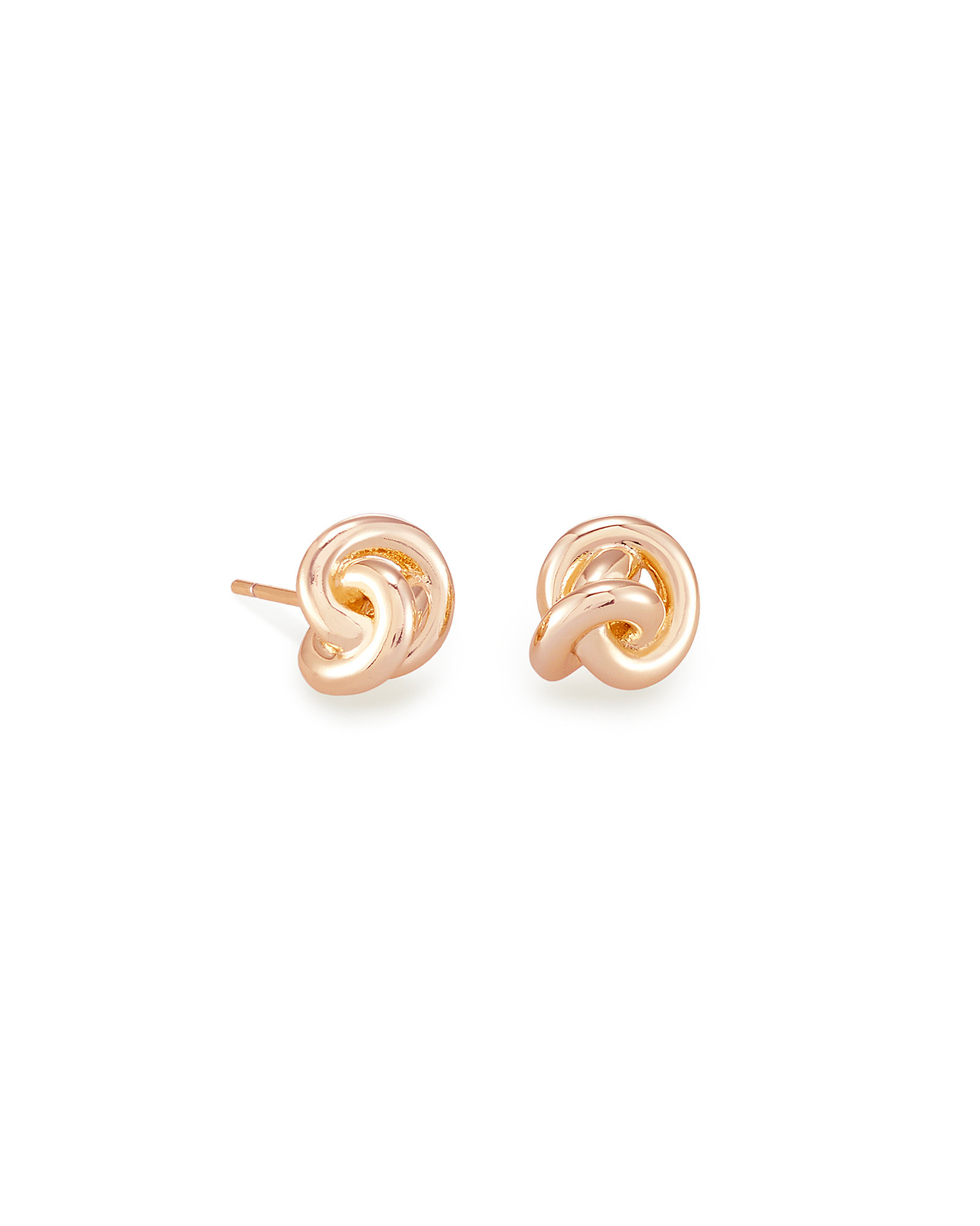 Presleigh Love Knot Stud Earrings in Rose Gold | Kendra Scott