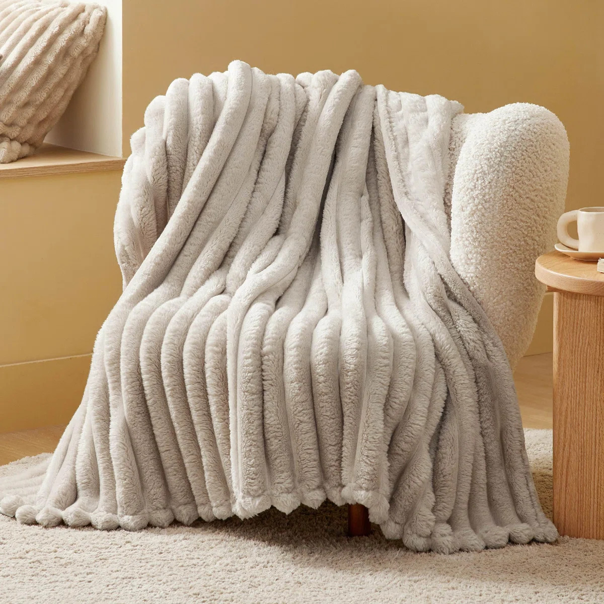 Bedsure 349gsm Blanket For Couch - Super Soft Cozy Blankets, Cute Small Fleece Blanket, Wider Str... | Wayfair North America