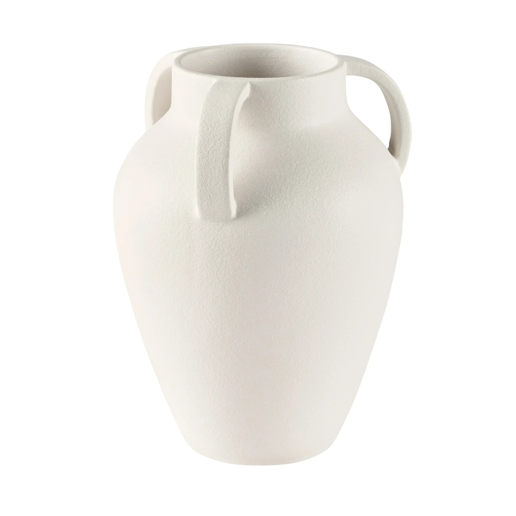 Better Homes & Gardens 9.8" White Handled Ceramic Vase | Walmart (US)