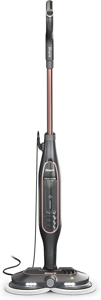 Shark Scrub + Steam Blaster, 7.48'' x 14.96'' x 47.44'', Rose Gold/Black | Amazon (US)