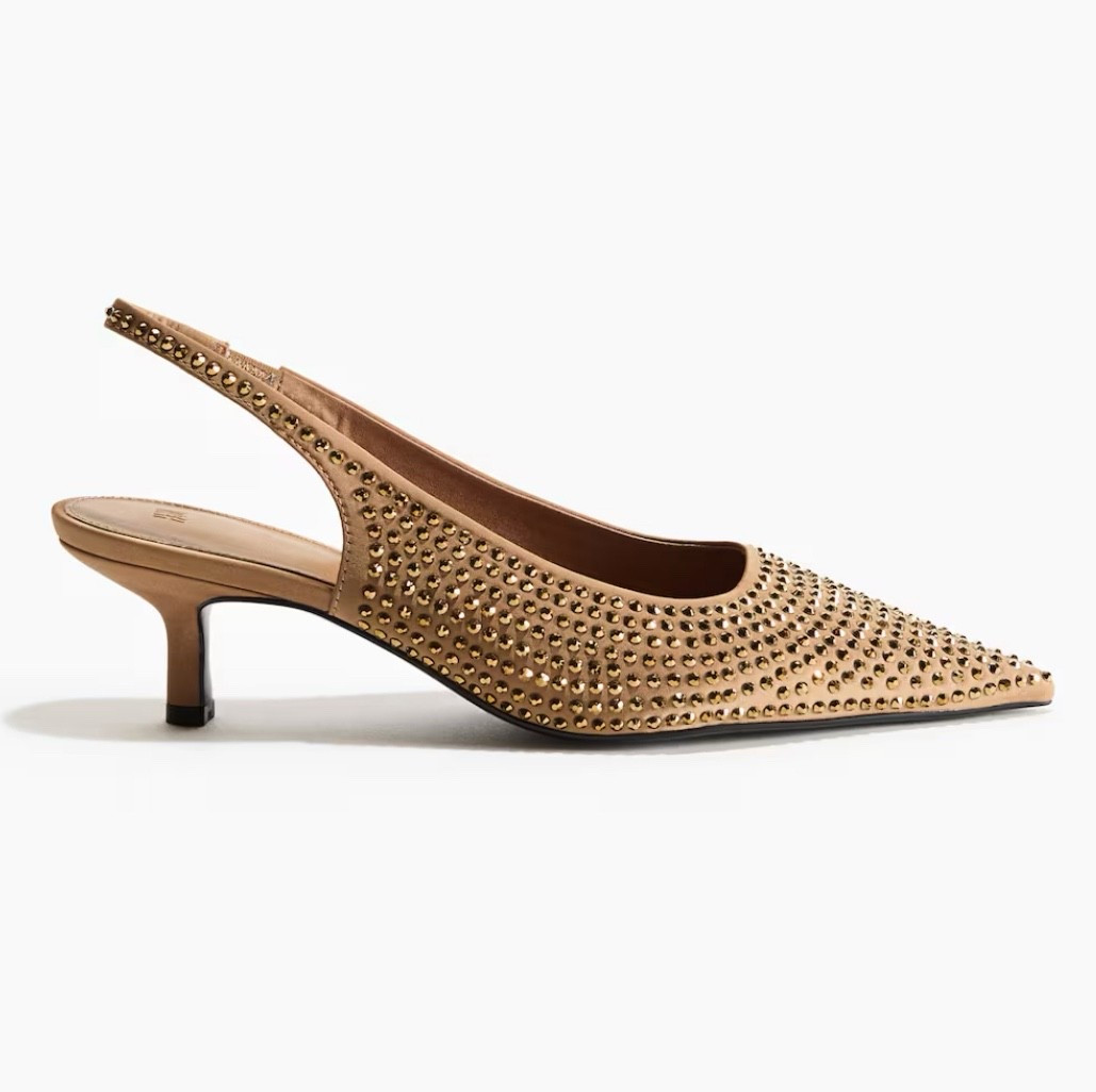 Rhinestone heels, brown heels, gold heels, holiday outfit, holiday outfit inspiration, Christmas, new years heels, kitten heels, pointed toe heels, short heels, sparkly heels, statement heels

#LTKHoliday #LTKFindsUnder50 #LTKSeasonal